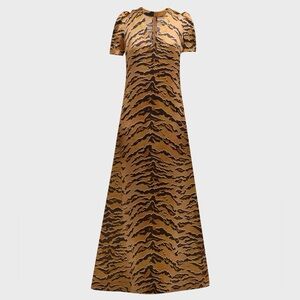 Zimmermann Matchmaker Short-Sleeve Maxi Dress